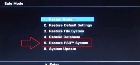 how do you restart a ps3|restore ps3 system.